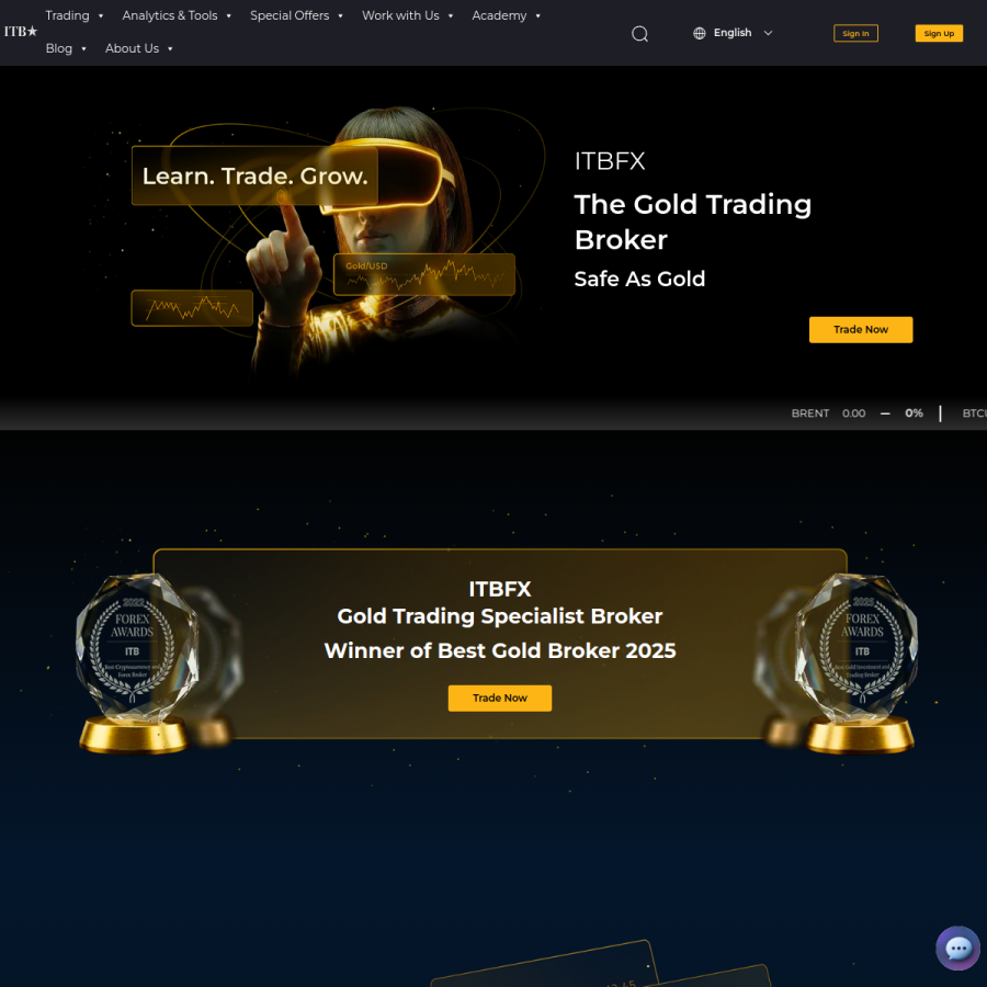 itbfx.com homepage screenshot