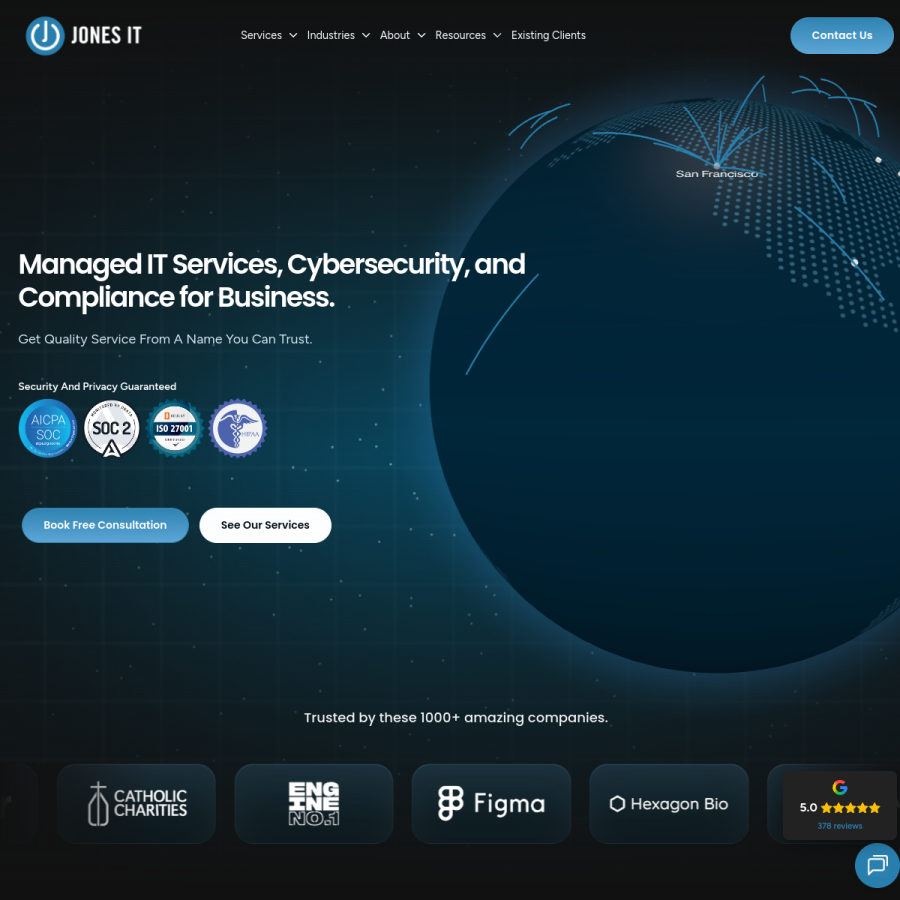 itjones.com homepage screenshot