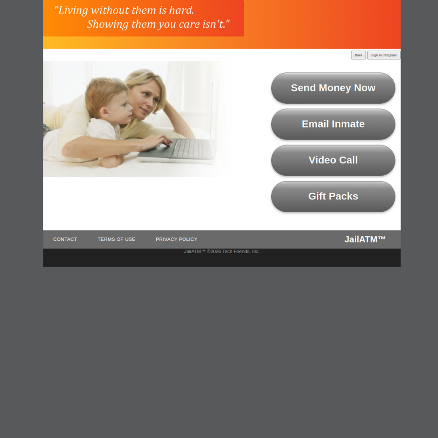 jailatm.com homepage screenshot