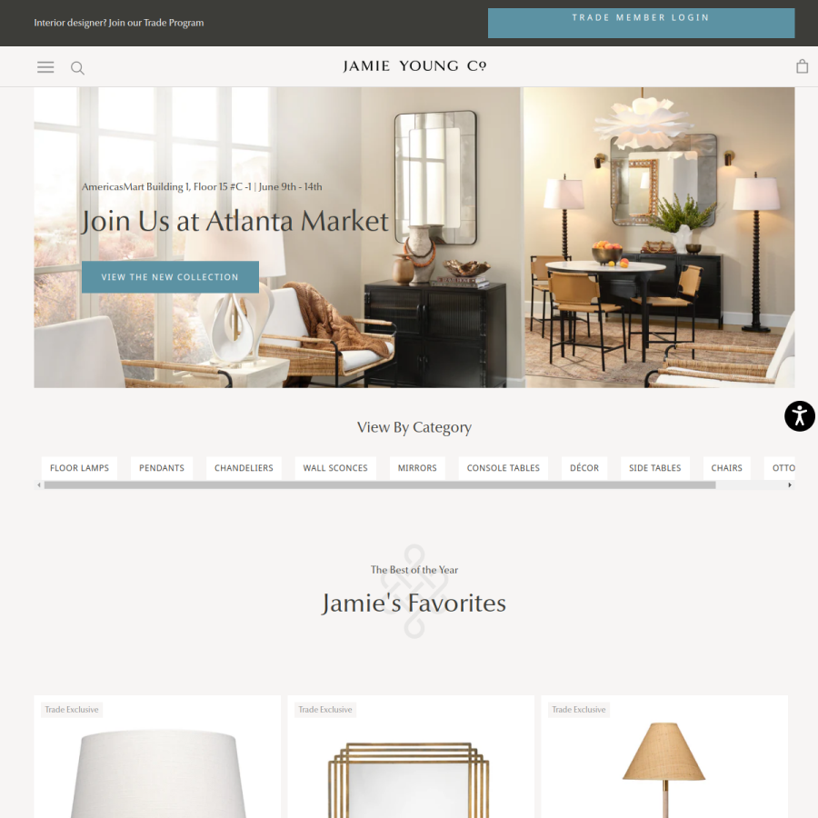 jamieyoung.com homepage screenshot