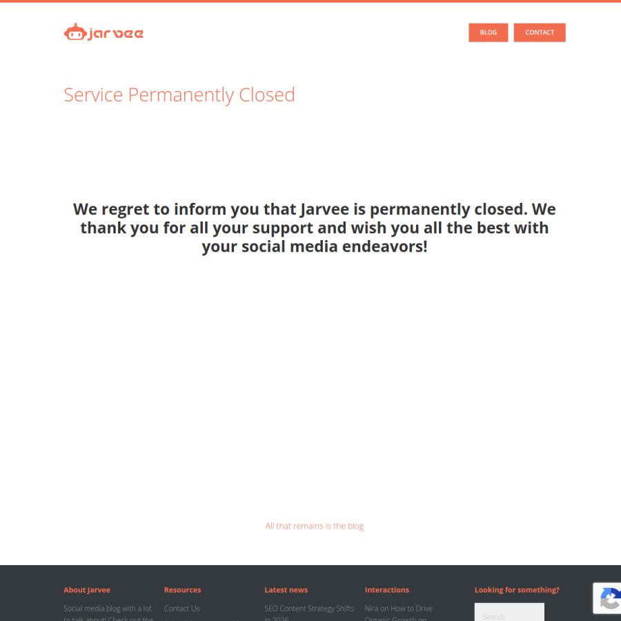 jarvee.com homepage screenshot