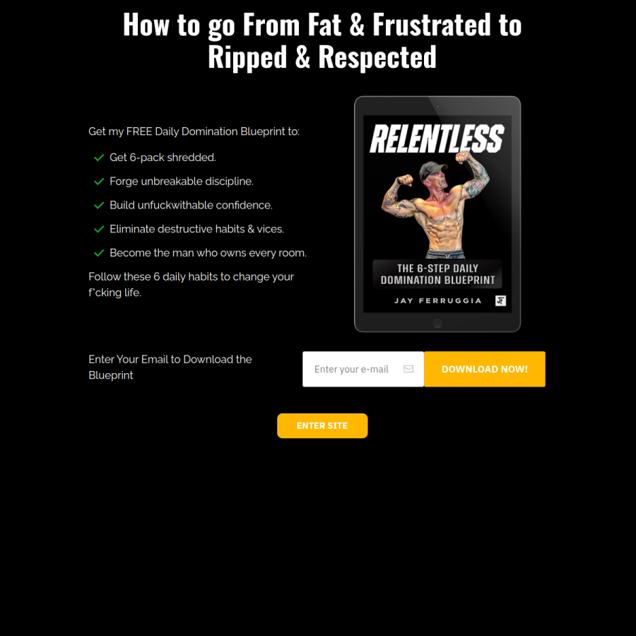 jasonferruggia.com homepage screenshot