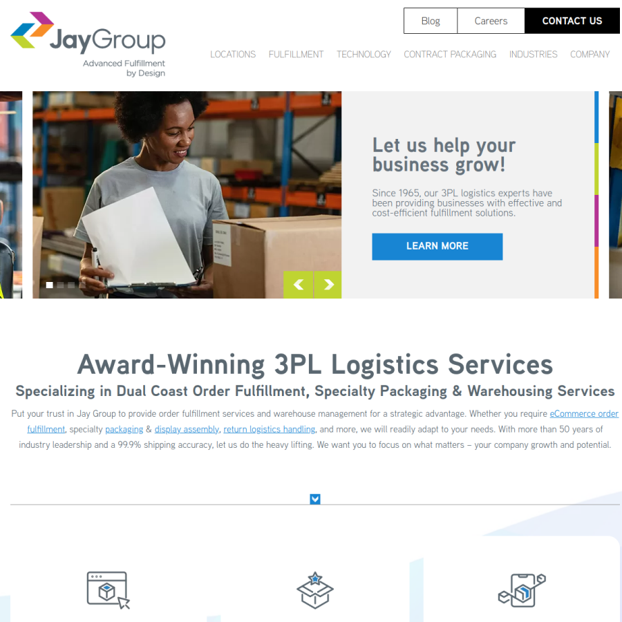 jaygroup.com homepage screenshot