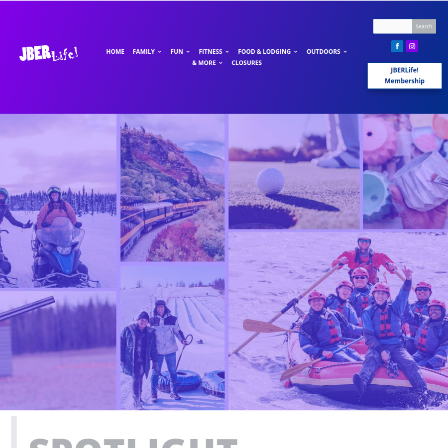 jberlife.com homepage screenshot
