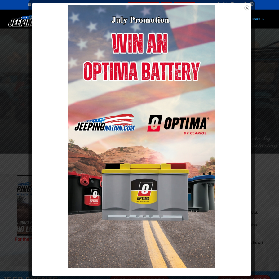 jeepingnation.com homepage screenshot