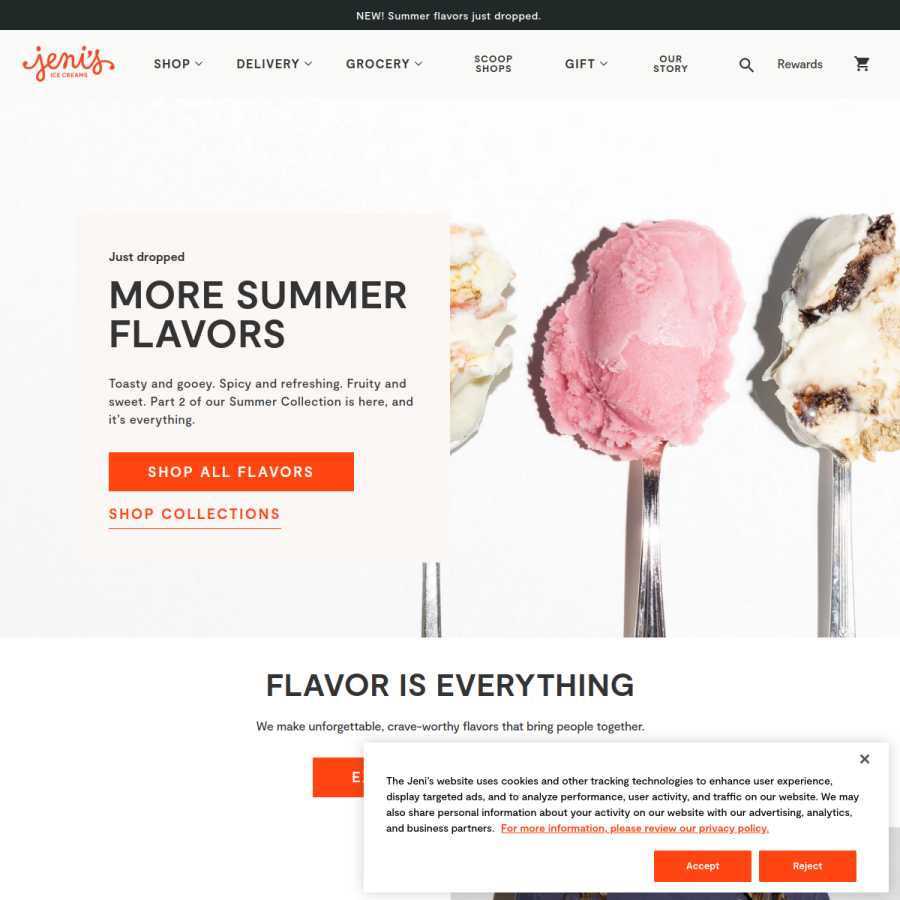 jenis.com homepage screenshot