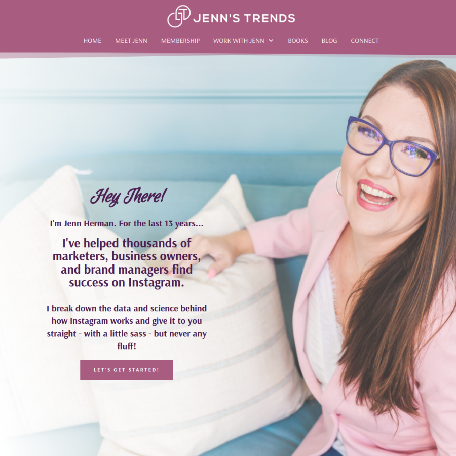 jennstrends.com homepage screenshot