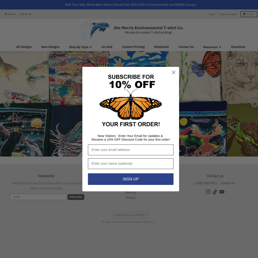 jimmorris.com homepage screenshot