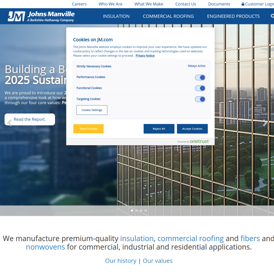 jm.com homepage screenshot