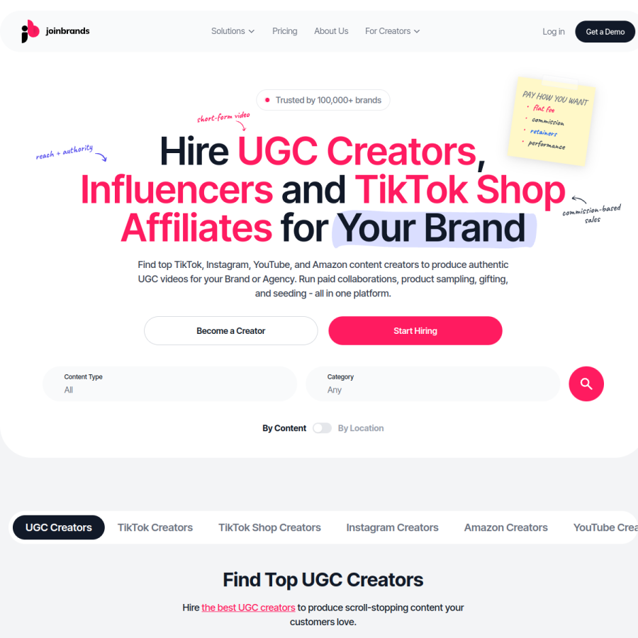 joinbrands.com homepage screenshot