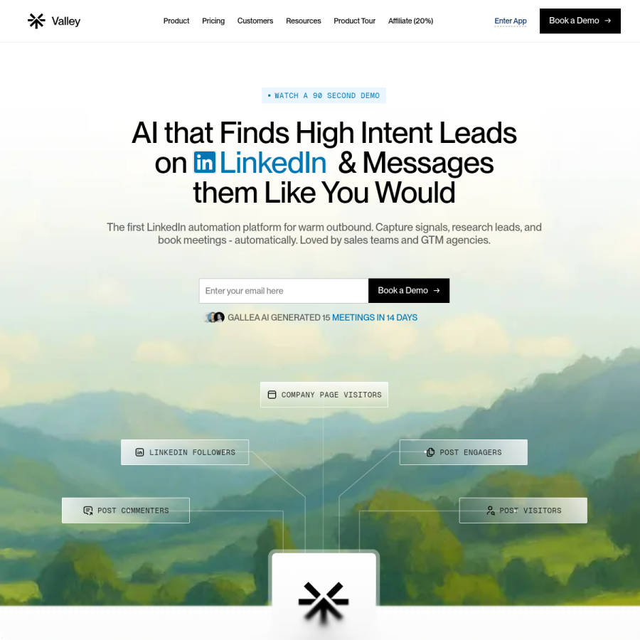 joinvalley.co homepage screenshot