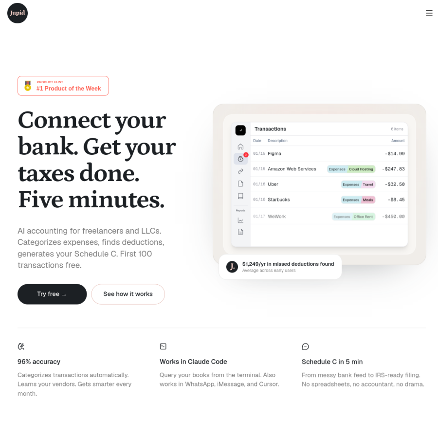 jupid.com homepage screenshot