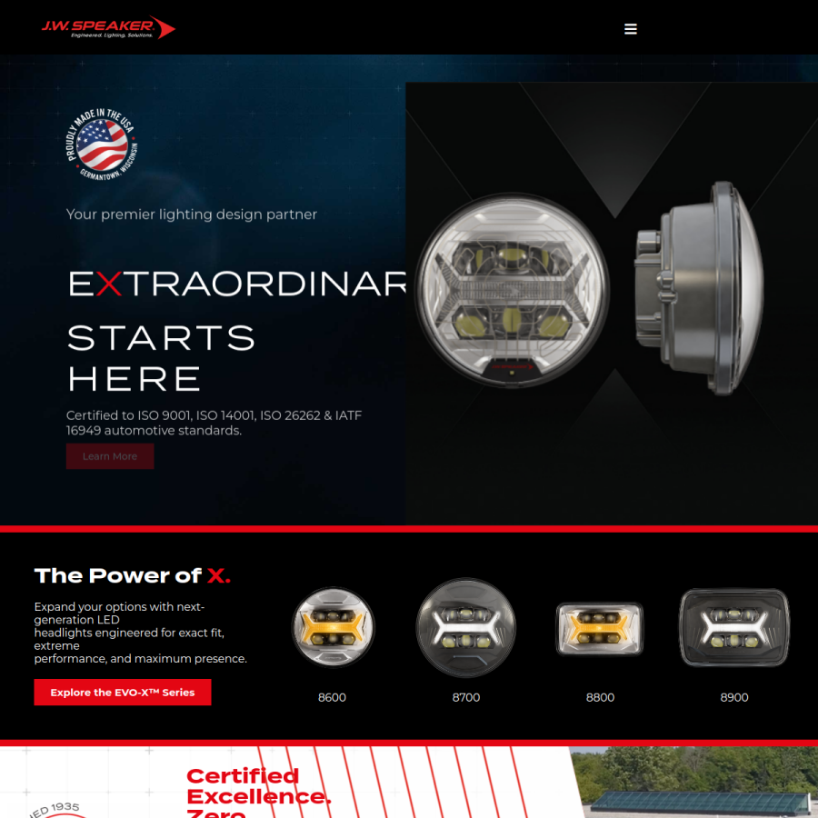 jwspeaker.com homepage screenshot