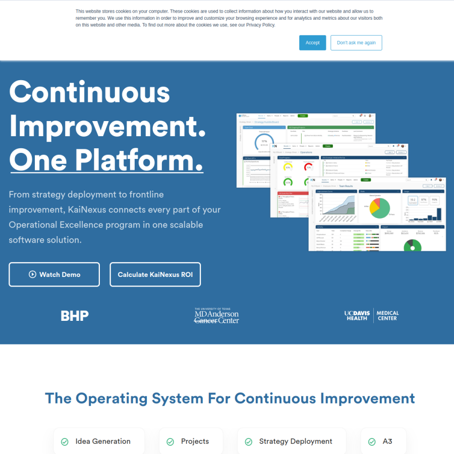 kainexus.com homepage screenshot