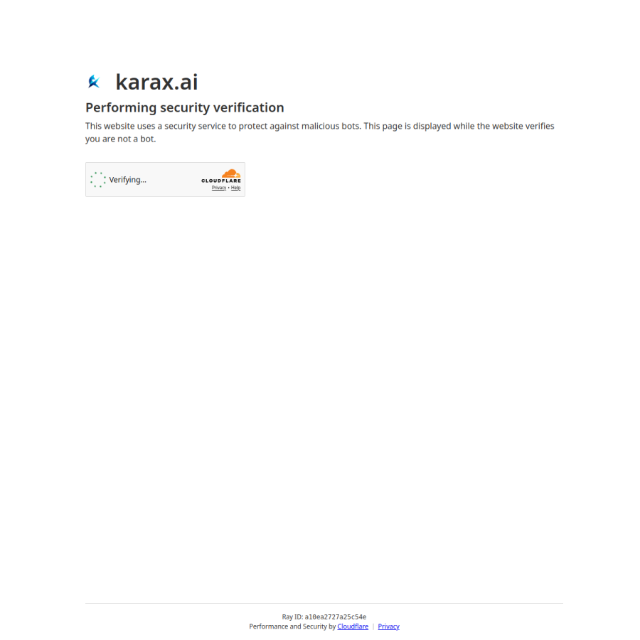 karax.ai homepage screenshot