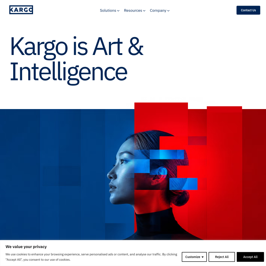 kargo.com homepage screenshot