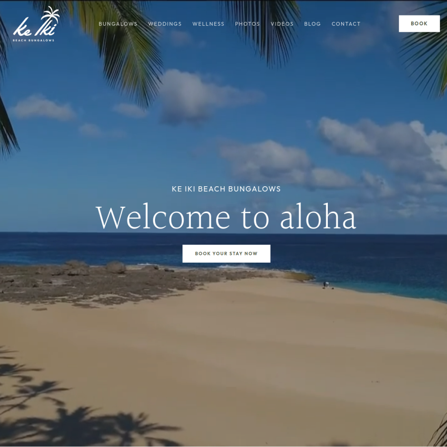 keikibeach.com homepage screenshot