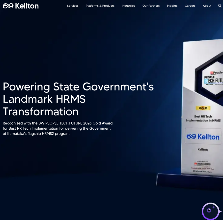 kellton.com homepage screenshot