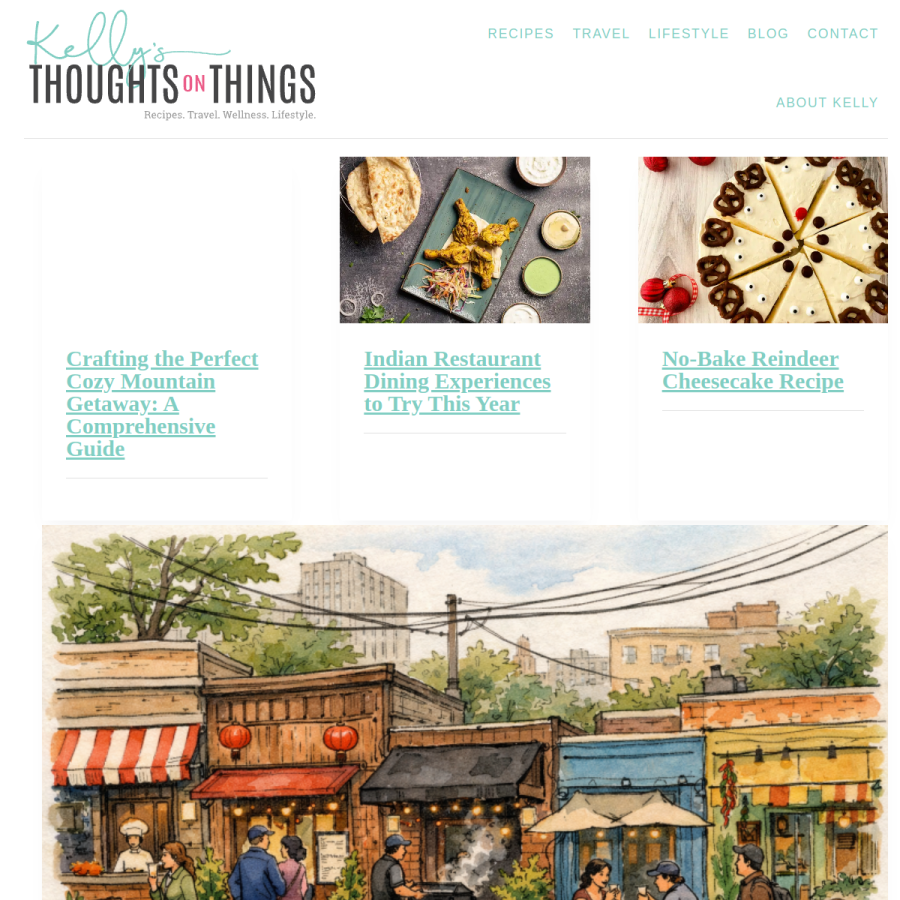 kellysthoughtsonthings.com homepage screenshot