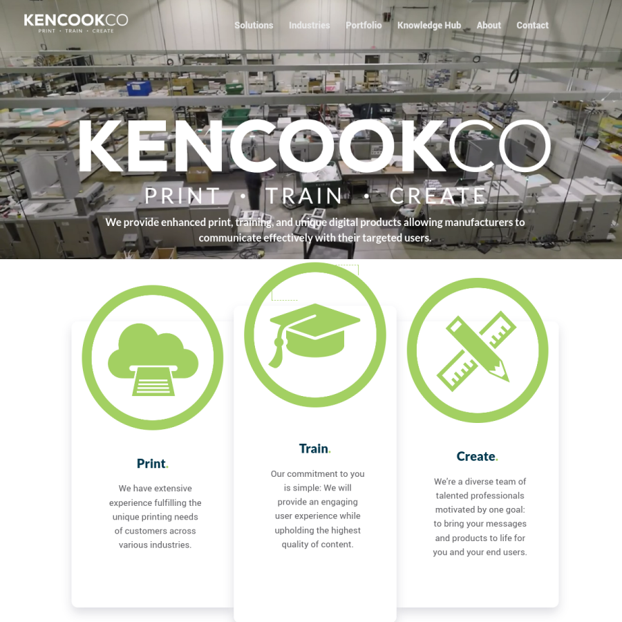kencook.com homepage screenshot
