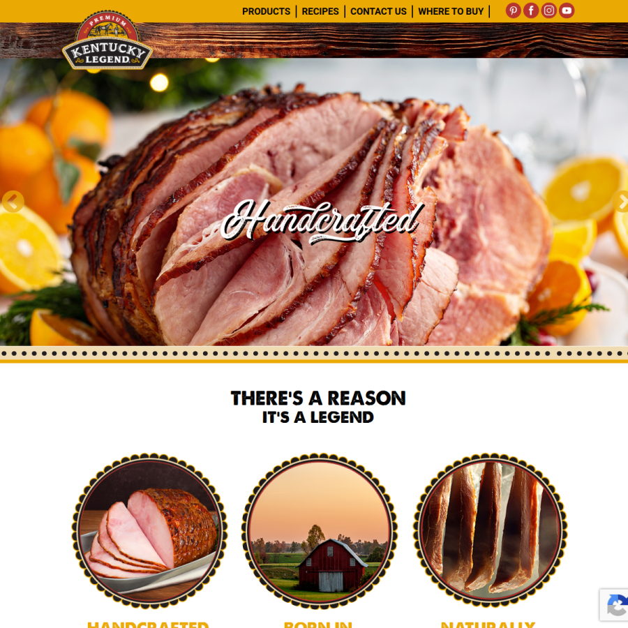 kentuckylegend.com homepage screenshot