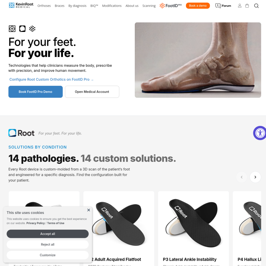 kevinrootmedical.com homepage screenshot