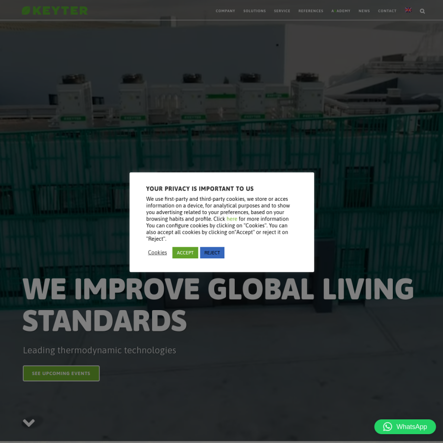 keyter.com homepage screenshot