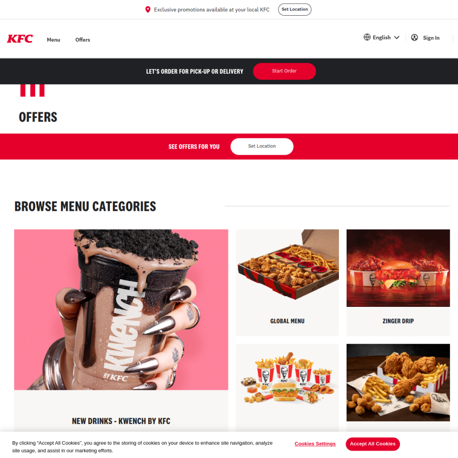 kfc.ca homepage screenshot