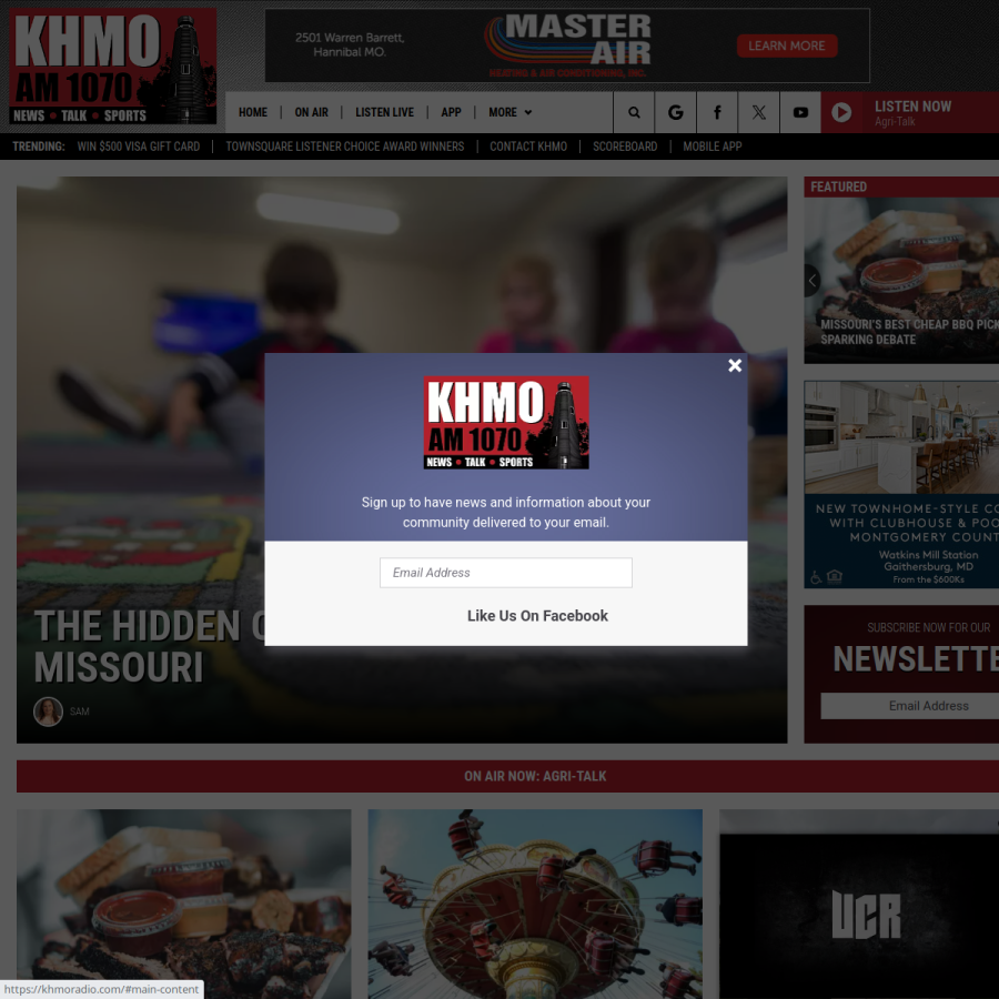 khmoradio.com homepage screenshot