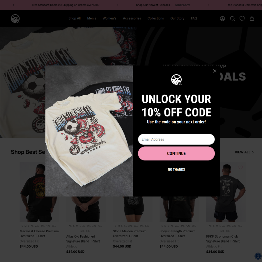 kindafitkindafat.com homepage screenshot