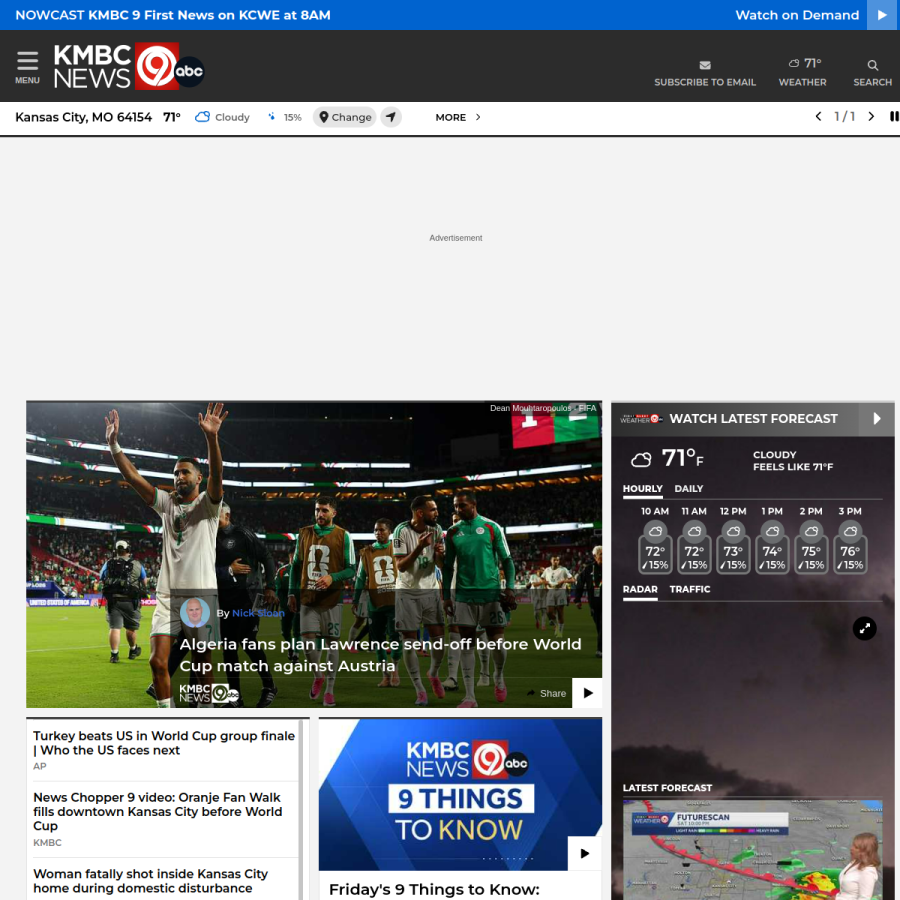 kmbc.com homepage screenshot