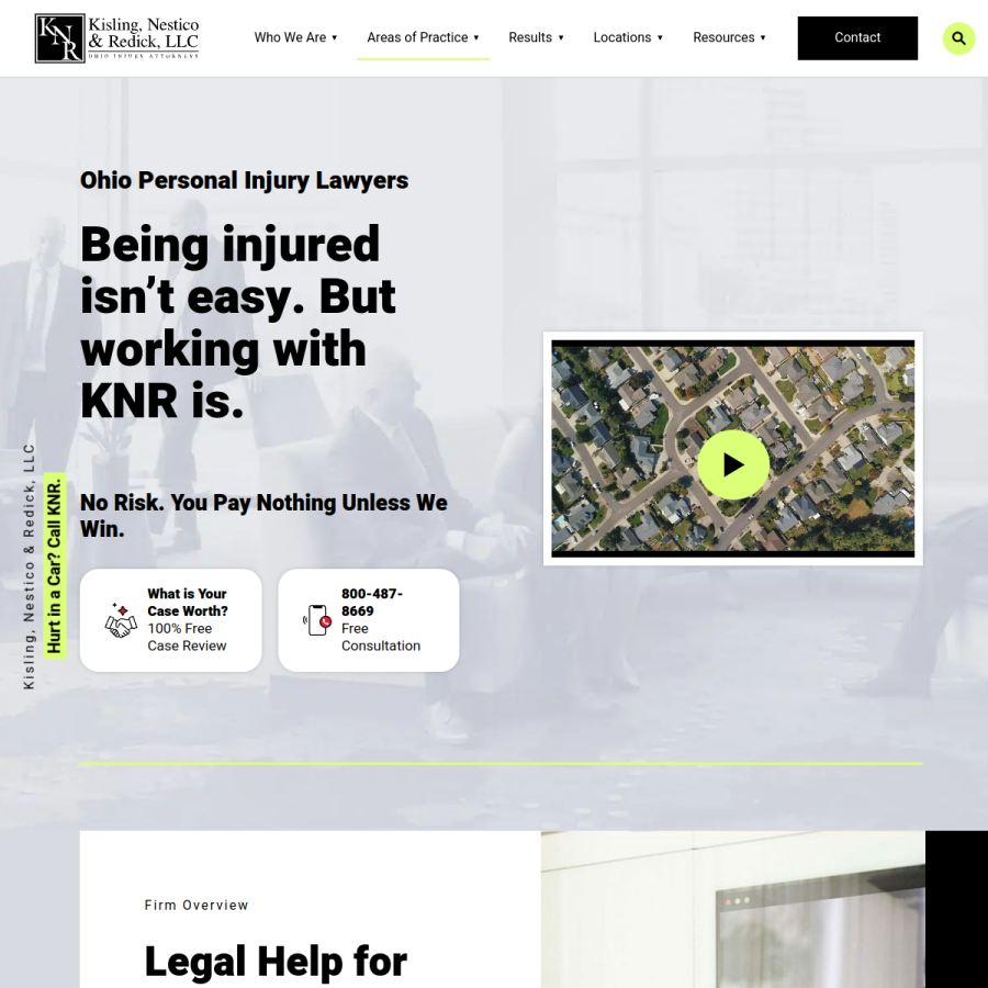 knrlegal.com homepage screenshot