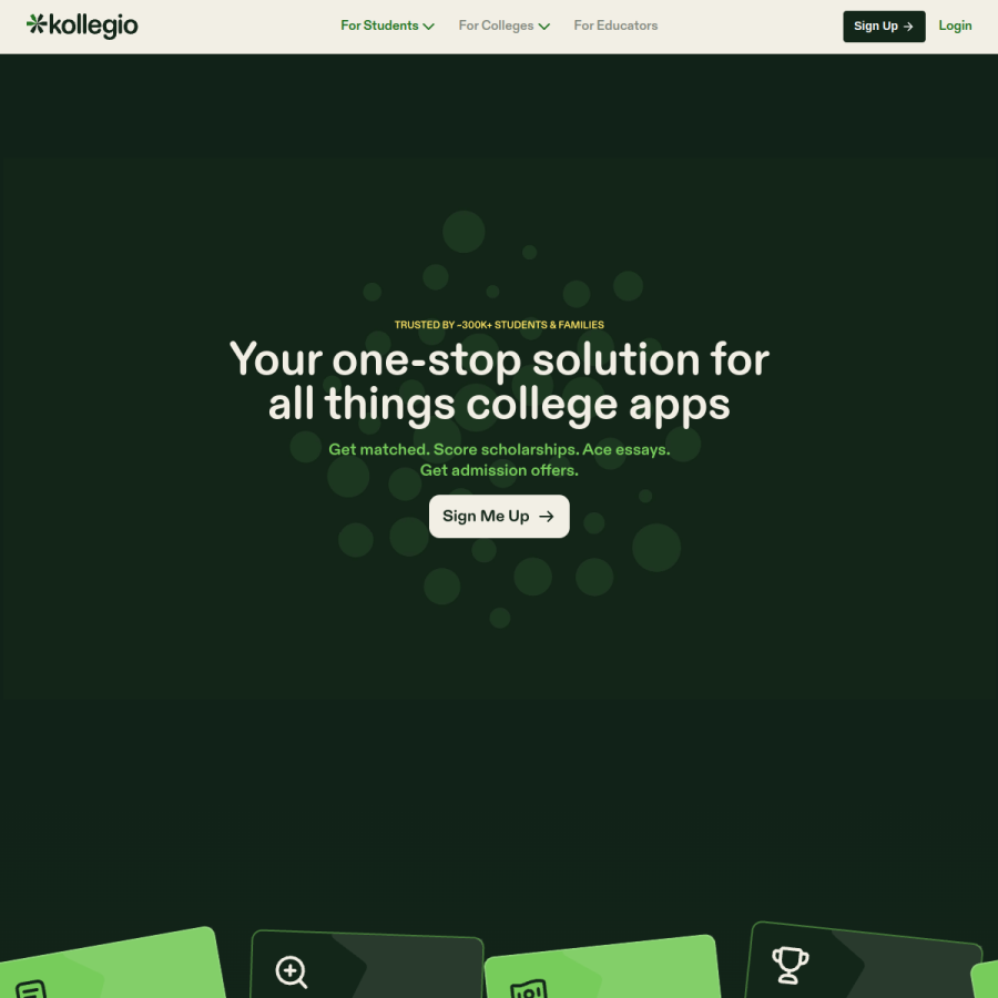 kollegio.ai homepage screenshot