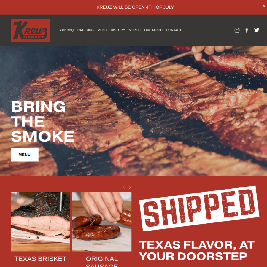 kreuzmarket.com homepage screenshot