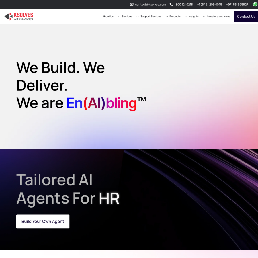 ksolves.com homepage screenshot