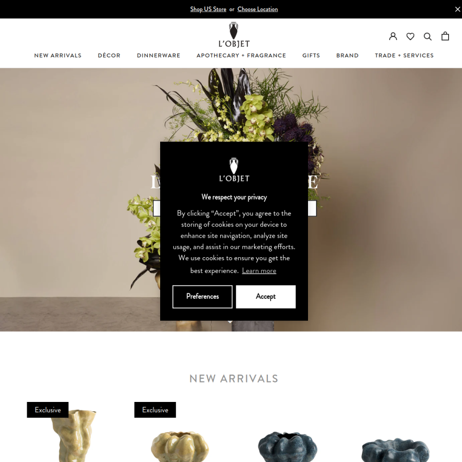 l-objet.com homepage screenshot