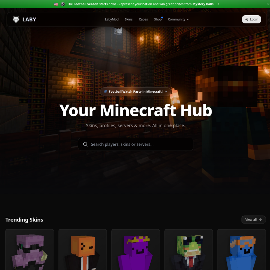 laby.net homepage screenshot