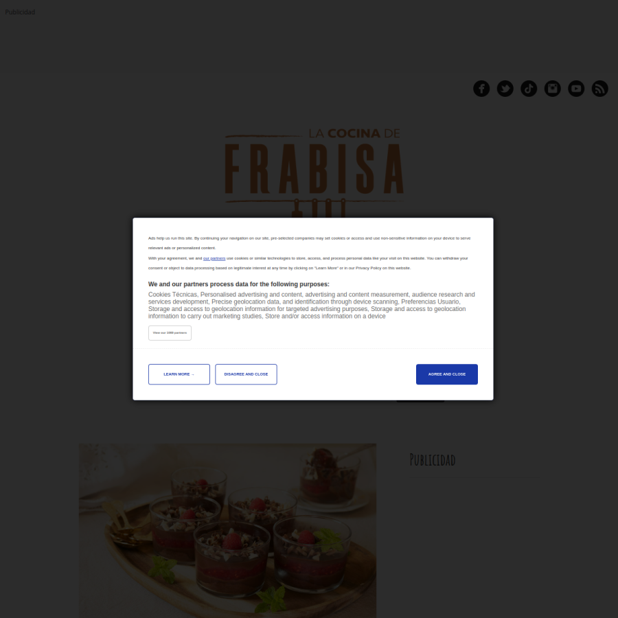 lacocinadefrabisa.lavozdegalicia.es homepage screenshot