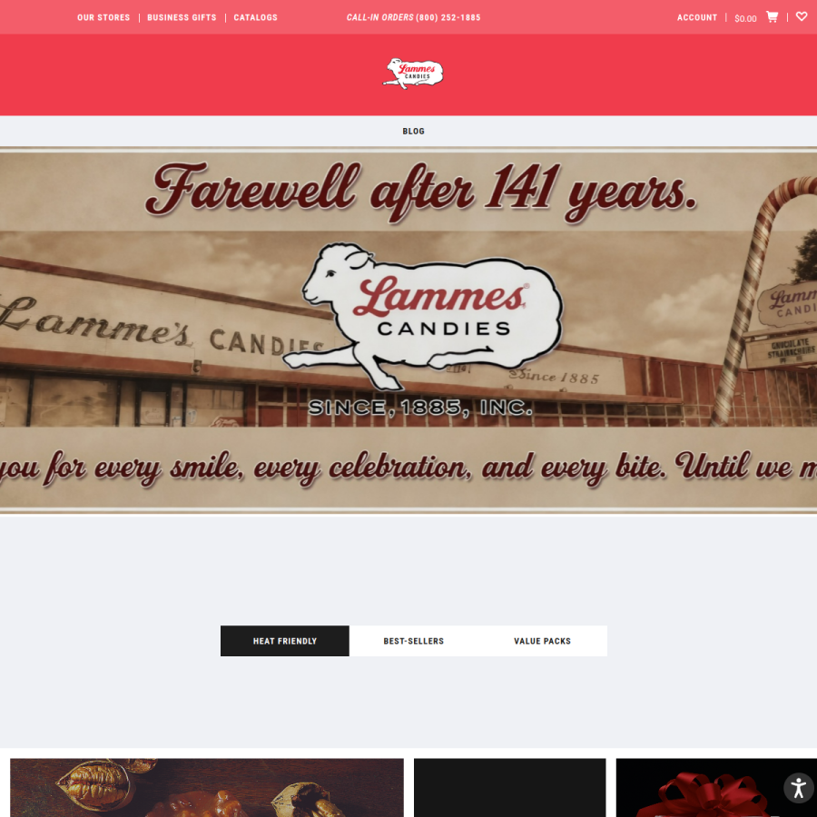 lammes.com homepage screenshot