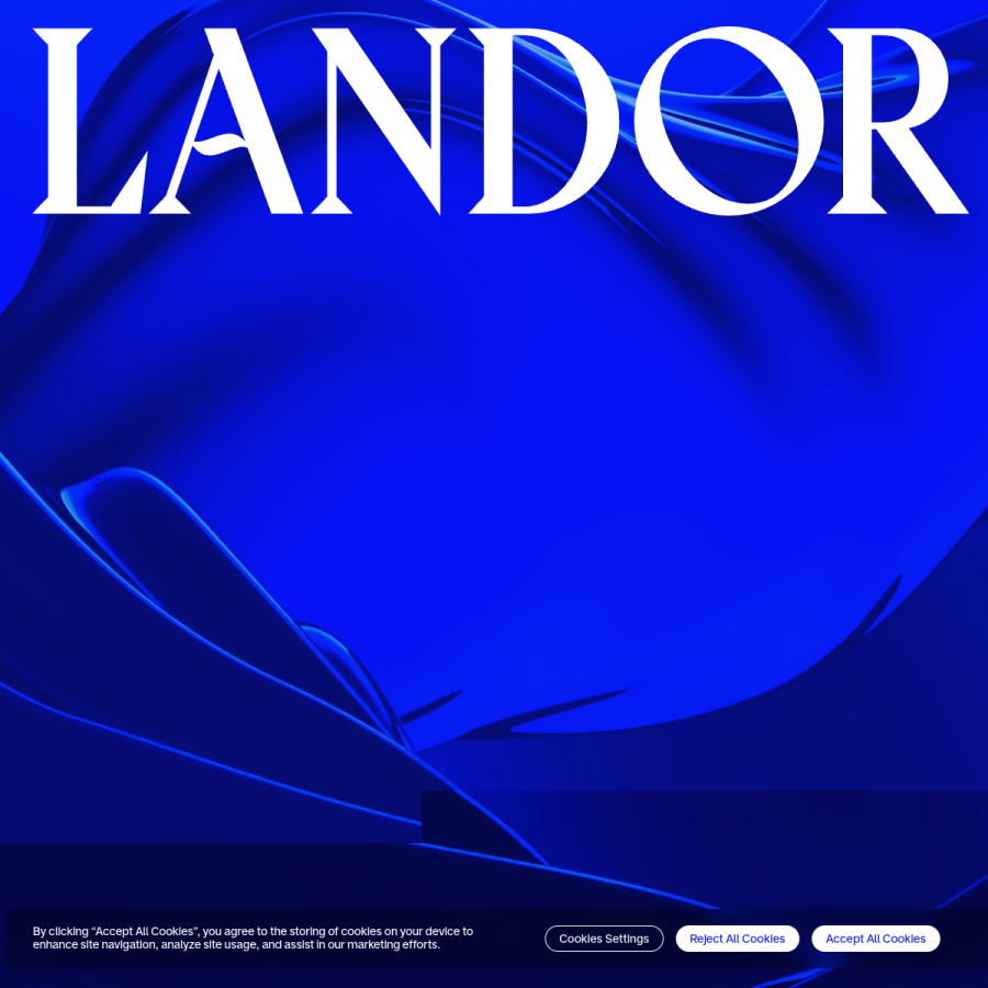 landor.com homepage screenshot