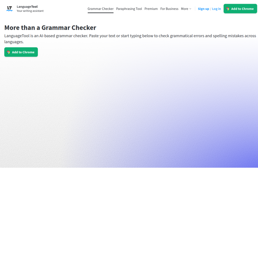 languagetool.org homepage screenshot