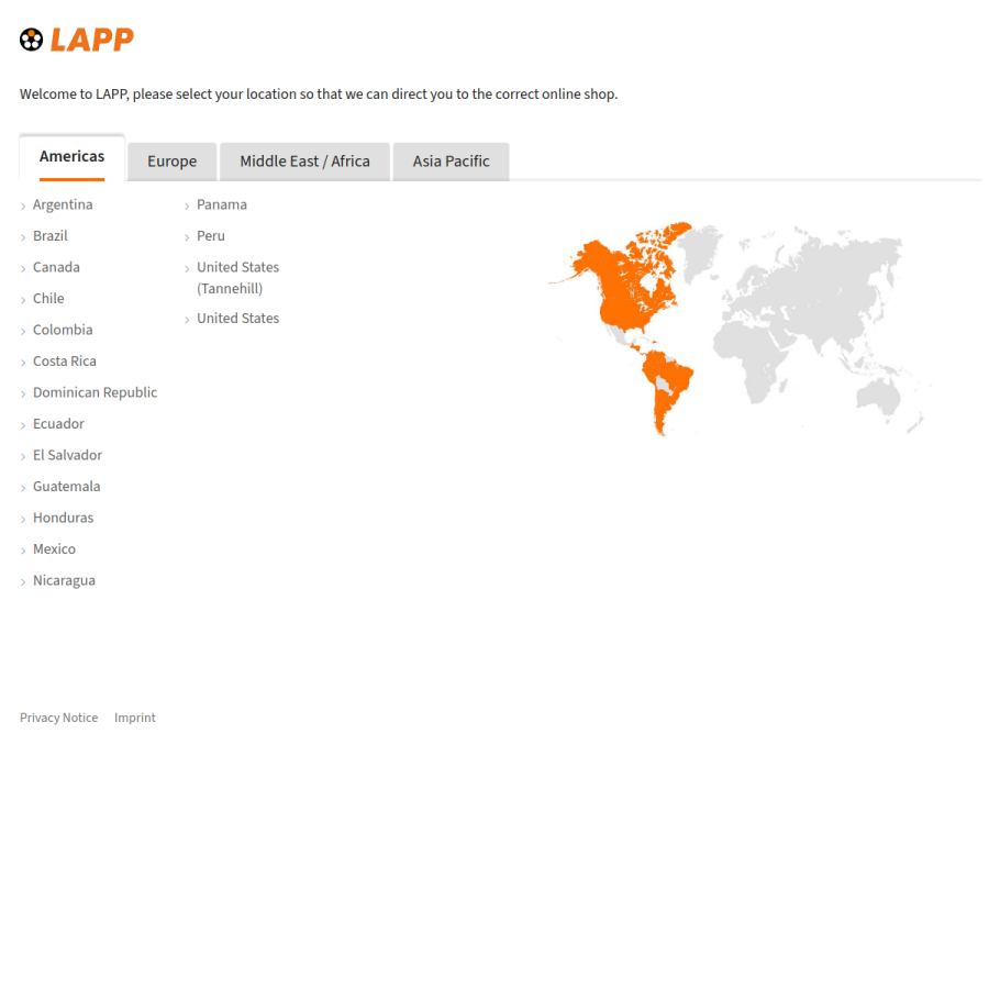 lapp.com homepage screenshot