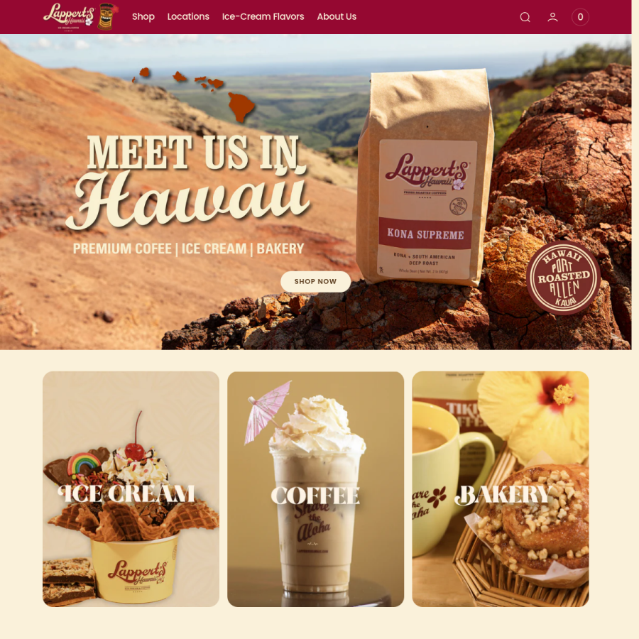 lappertshawaii.com homepage screenshot