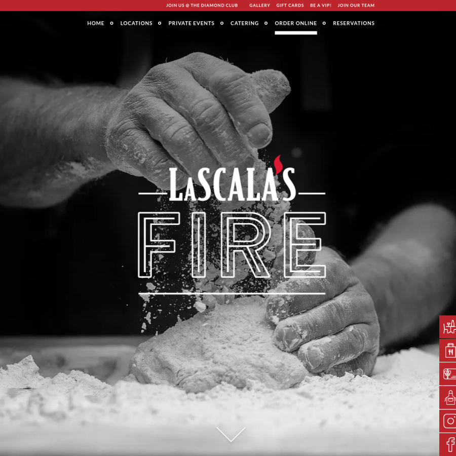 lascalasfire.com homepage screenshot