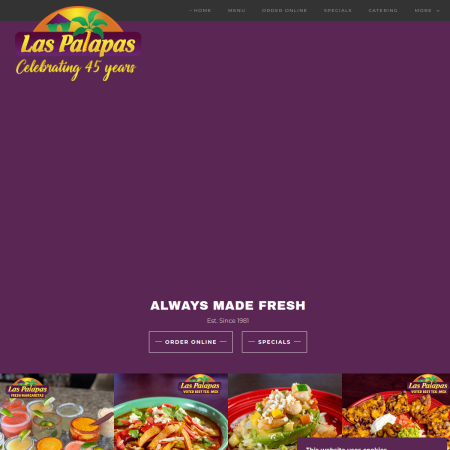 laspalapas.com homepage screenshot