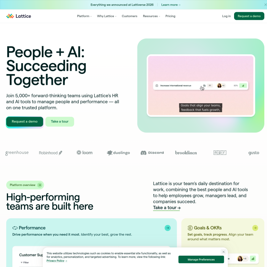 lattice.com homepage screenshot