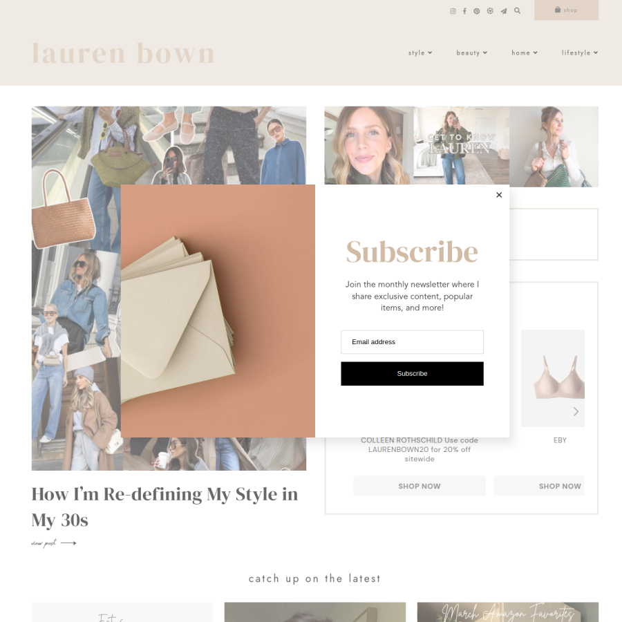 lbown.com homepage screenshot
