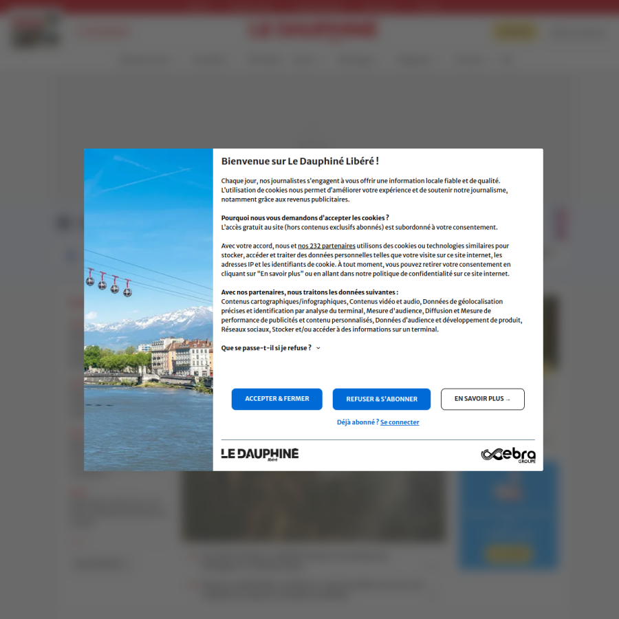 ledauphine.com homepage screenshot