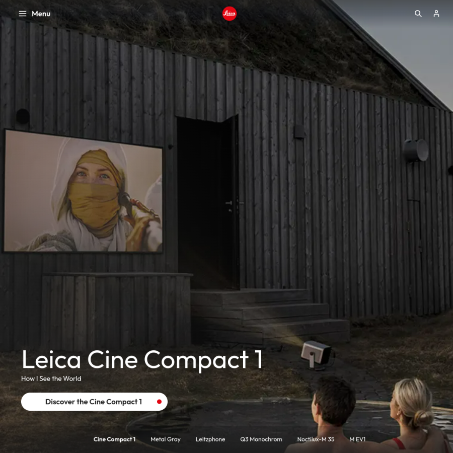 leica-camera.com homepage screenshot