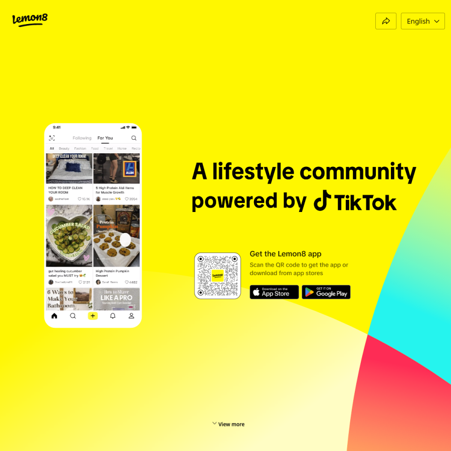 lemon8-app.com homepage screenshot